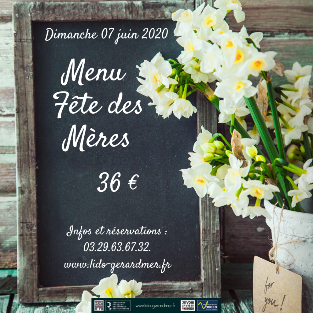 MENU FÊTE DES MÈRES