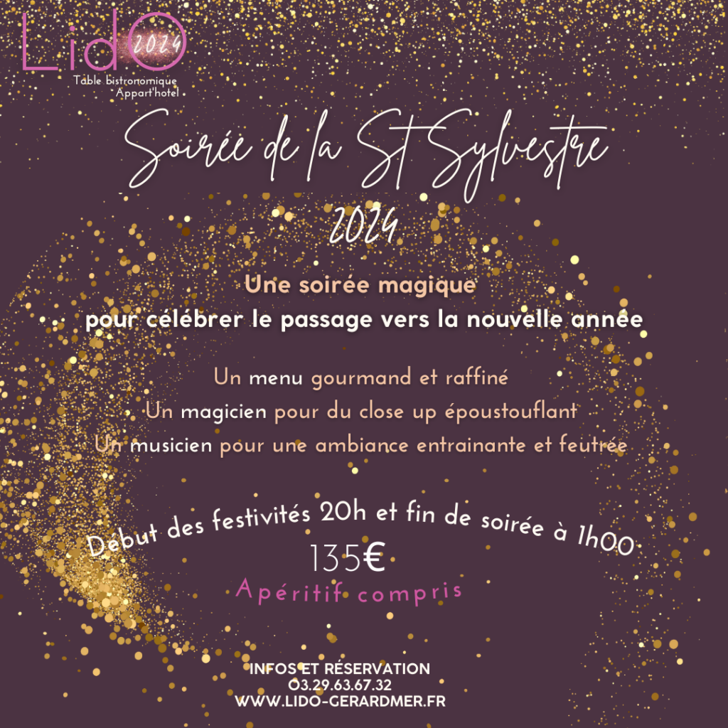 REVEILLON DE LA SAINT SYLVESTRE A GERARDMER